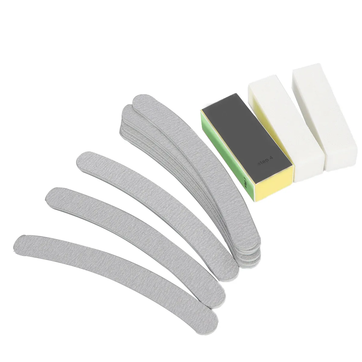 13Pcs Nail Art Sanding Files Buffer Block Manicure Kit for Sparkle Nail Tips Strengthen Nails Shine Polish Prep Acrylic Natural