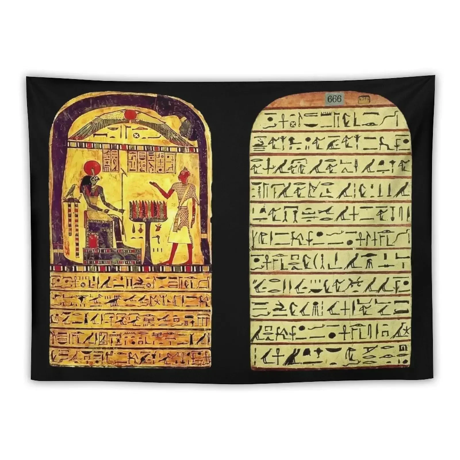 

Stele of Ankhefenkhonsu/Stele of revealing (Front and Back.) Tapestry Decorative Wall Murals Room Design Tapestry