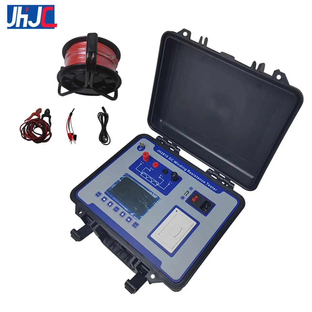 

Digital Multimeter Digital DC Resistance Tester With Downlead Cable Grounding Down Test SPDA Circuits Lightning Protection