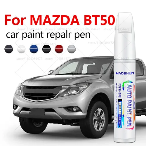 Imagen 1 del producto Pluma de reparación de pintura de coche para MAZDA BT50 2006-2025, accesorios de reparación de arañazos, azul, 42M, gris, plata, negro, rojo, A4A, blanco