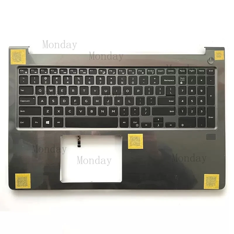 

W For Dell Vostro 15 5568 V5568 P62F 0HJP49 Palmrest w/Backlit Keyboard No-FP