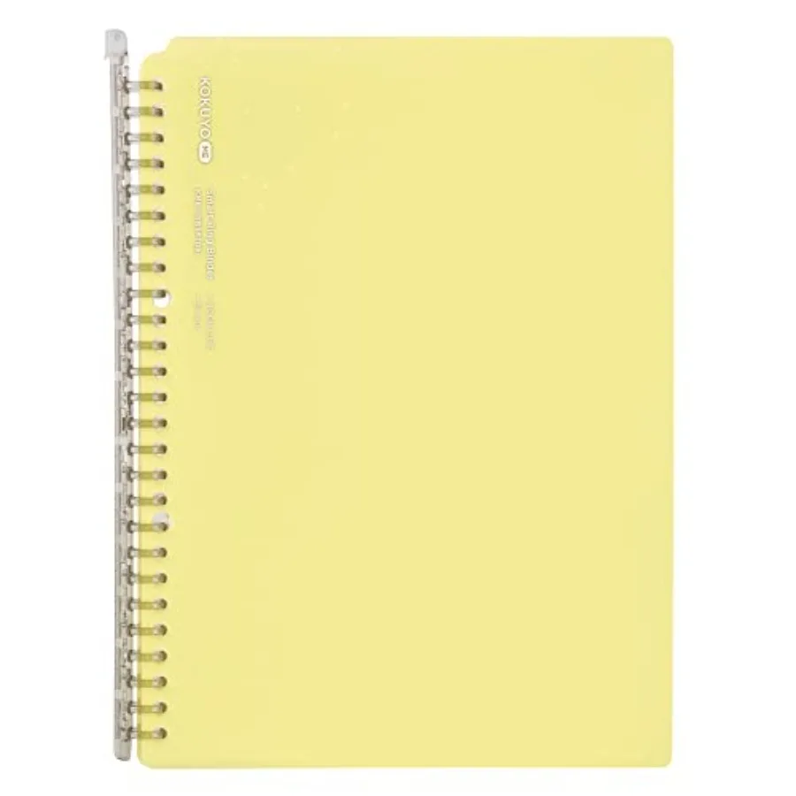 

Me Campus Smart Ring Binders, B5 Moon Lime Binder Notebooks, Up to 60 Sheets 26 Holes Slim Binder Folder with 10 Extra Campus S