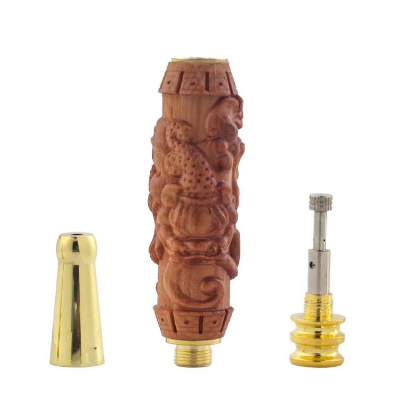 

Chinese Stylish Slim Wooden Cigarette Holder M-Size Straight Tobacco Filter Smoking Accessory