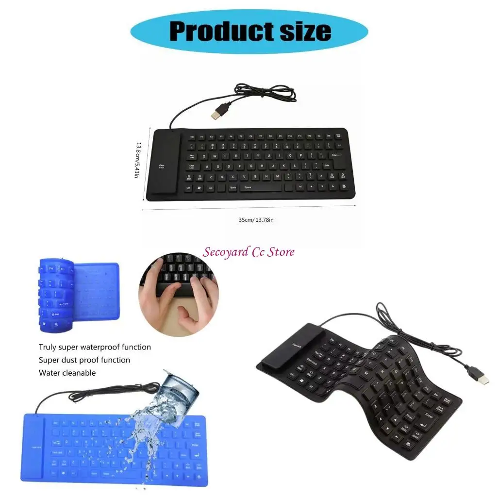 

Портативные силиконовые клавиатуры N3UC 85Keys Тихи