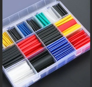 Heat Shrink Tubing Sleeve Kit: PVC/Lithium Battery Wrap 280, 18650 Size (72mm), 8 Colors × 35 Pieces