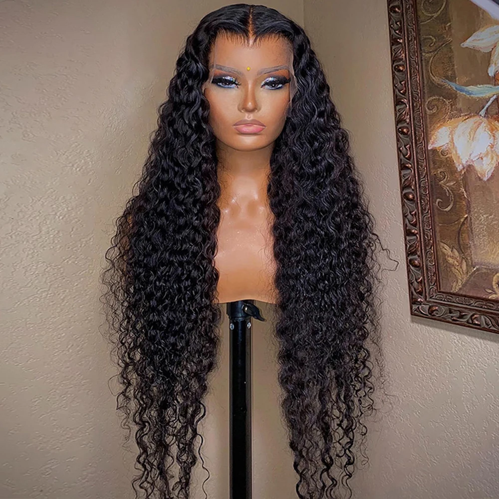 Długie peruki damskie Ion Perm Wave Curly Hair Full head Syntetyczne czarne przedłużanie włosów Żaroodporne sztuczne włosy peruki dla pani 68cm