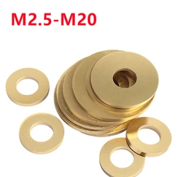 M2 M2.5 M3 M4 M5 M6 M8 M10 M12 M14 M16 M18 M20 GB97 Metal Solid Brass Plain Washers O-Ring Gaskets