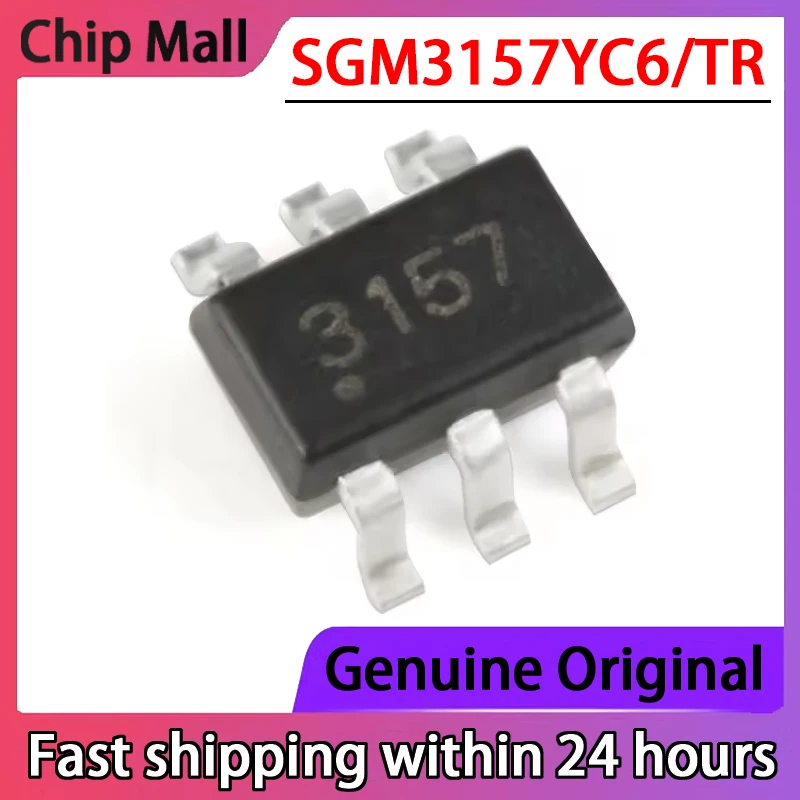 10PCS Original NEW SGM3157YC6/TR Silk Screen Printed 3157 SC70-6 Analog Signal Switch Chip in Stock