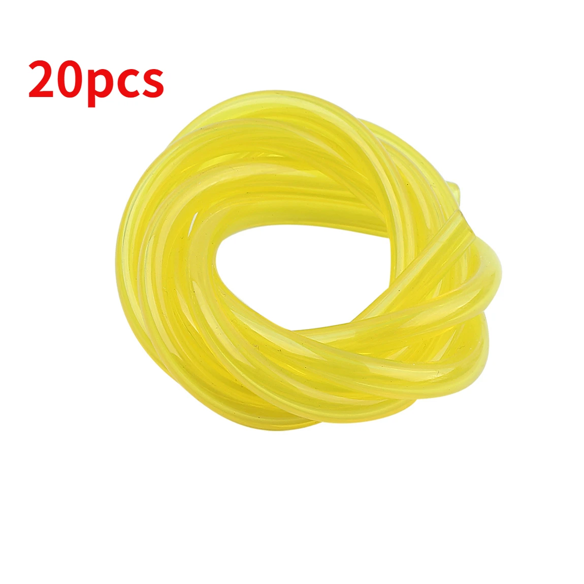 20pcs Tylon Gas Fuel Line Hose For Stihl Husqvarna Poulan Echo Craftsman Chainsaw Trimmer Brushcutter 3mm x 5mm 1/8