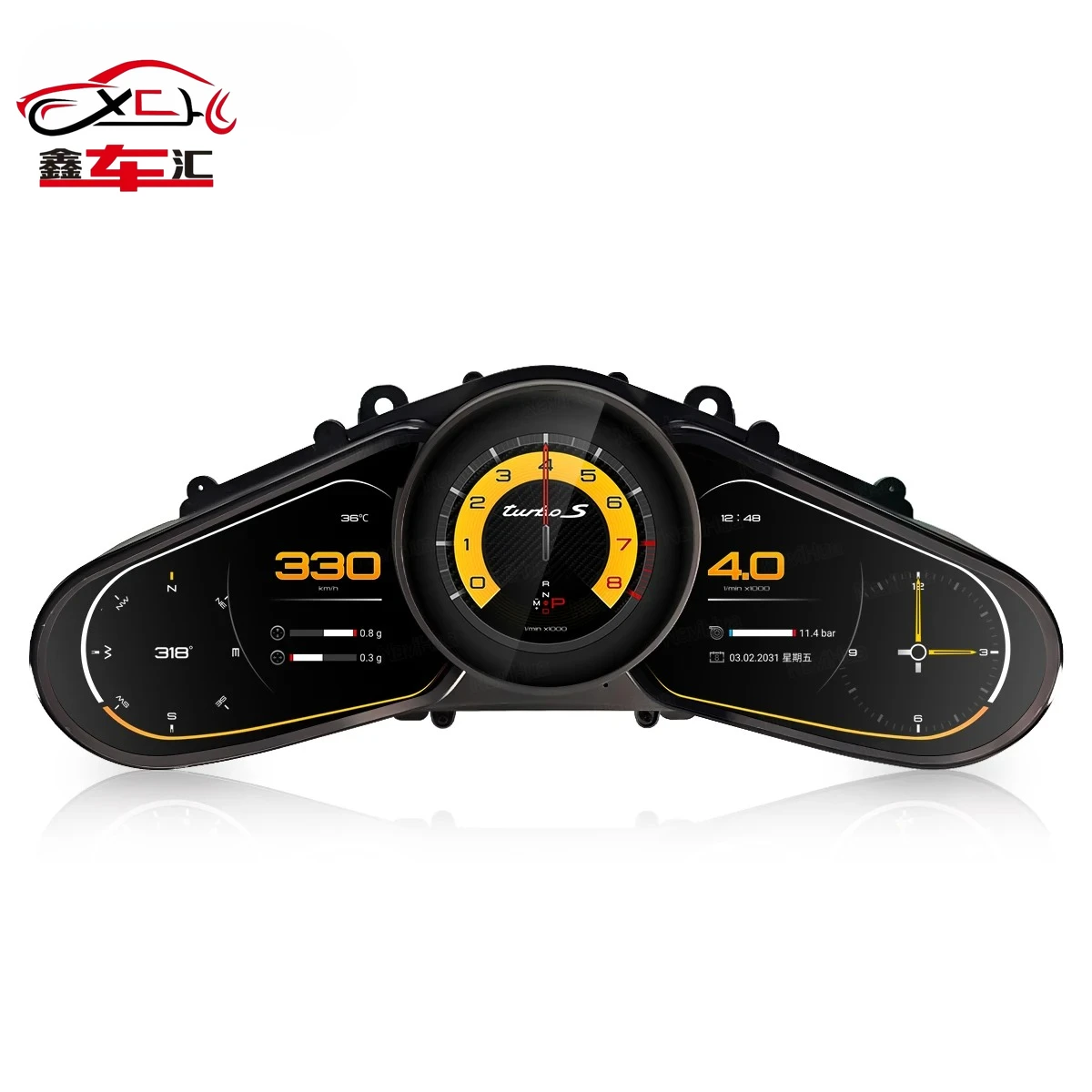 

12.3 Inch Linux For Porsche Cayenne 2010~2017 Digital Dashboard Panel Speedometer meter Virtual Instrument Cluster Cockpit