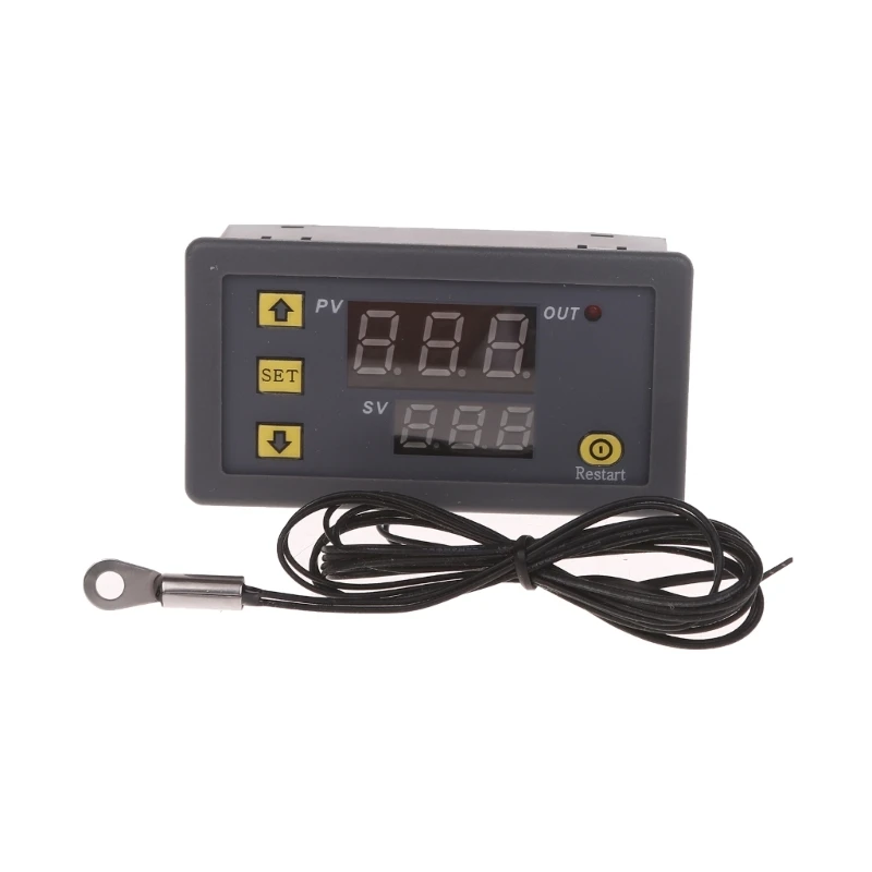 Temperature Controller Digital LED Temperature Controller Module Mini Thermostat ON OFF with Waterproof Probe Dropship