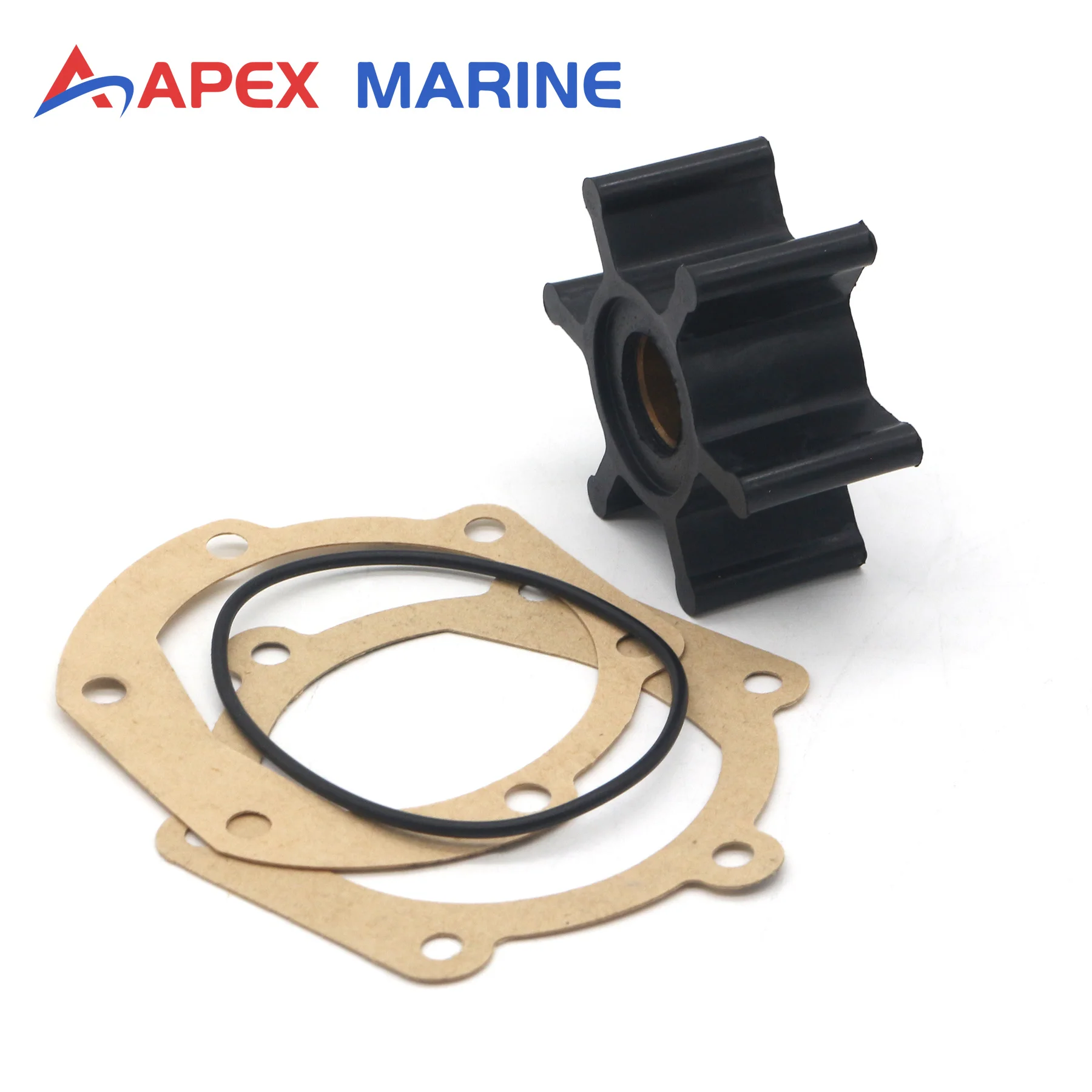 Kit de Servicio de Impulsor de Bomba de Agua de Mar Cruda para Motores Náuticos Volvo Penta 120S MD1B MD2B AQD2B MD3B MD11 MD11C MD11D MD17 MD17C MD17D