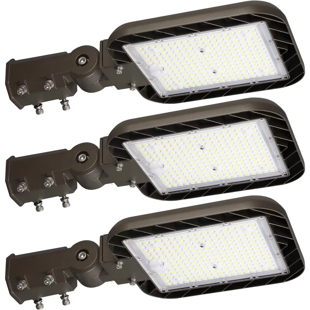 

Parking Lot Lights 3Pack 22500lm 5000K Led Shoebox Light Light Outdoor IP65 Waterproof 120-277V Commercial Street Area Lighting