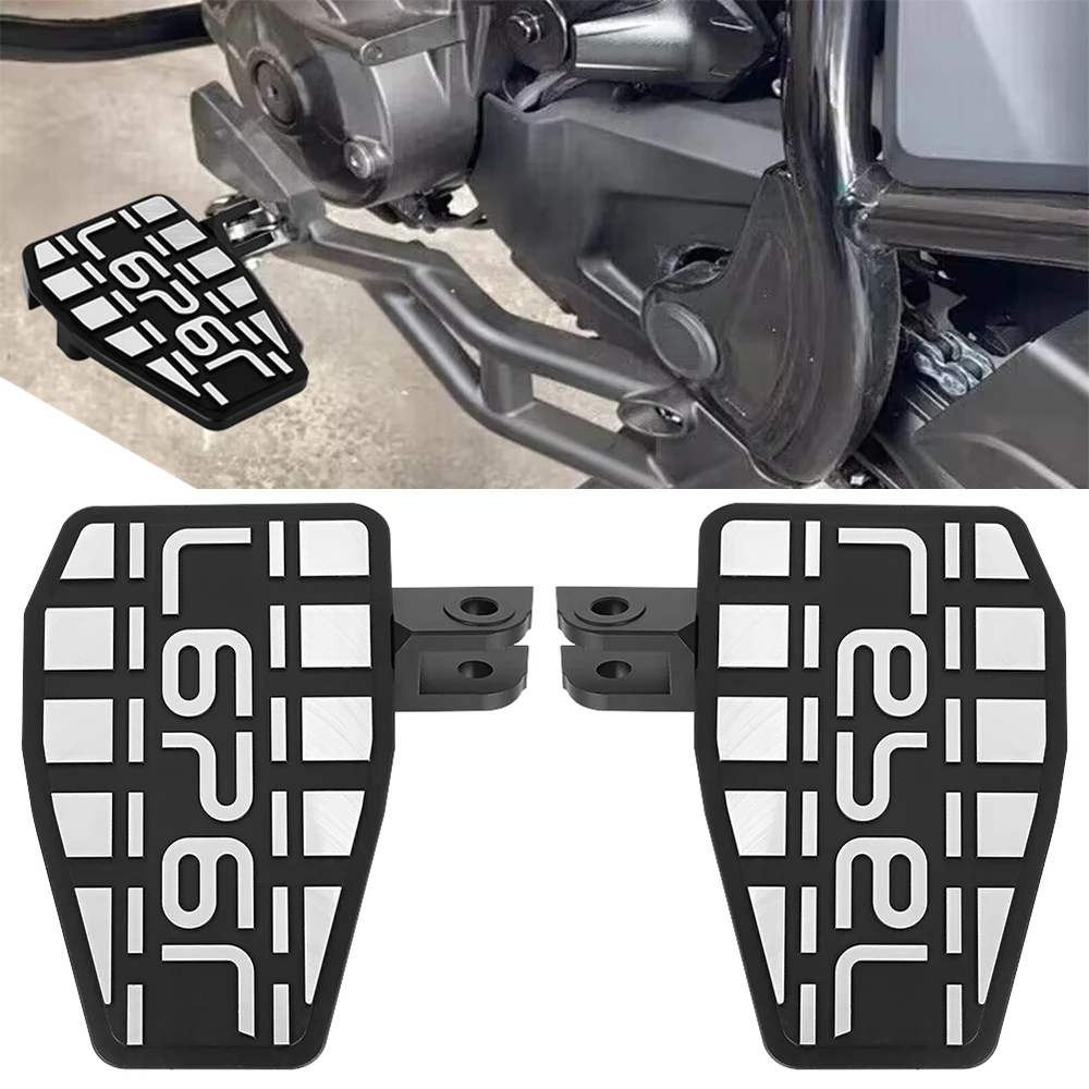 

Motorcycle CNC Billet Aluminum Front Driver Footrests Foot Pegs Wide Pedals For Honda Rebel 1100 CMX1100 2021-2023 2022