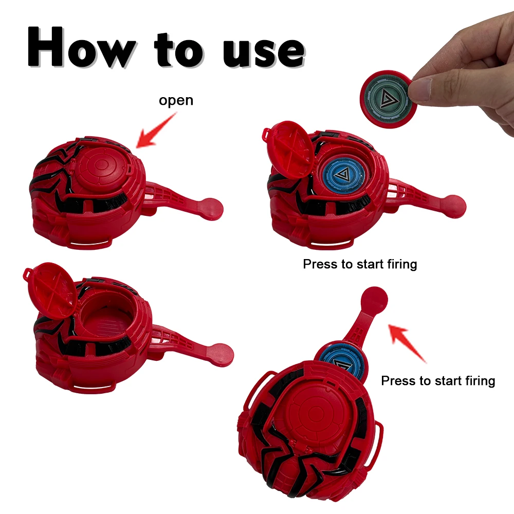 Ci sono lanciatori di giochi catapulta a cinque dischi, adatti ai bambini di età superiore a 3 anni, possono riprodurre giochi multigiocatore