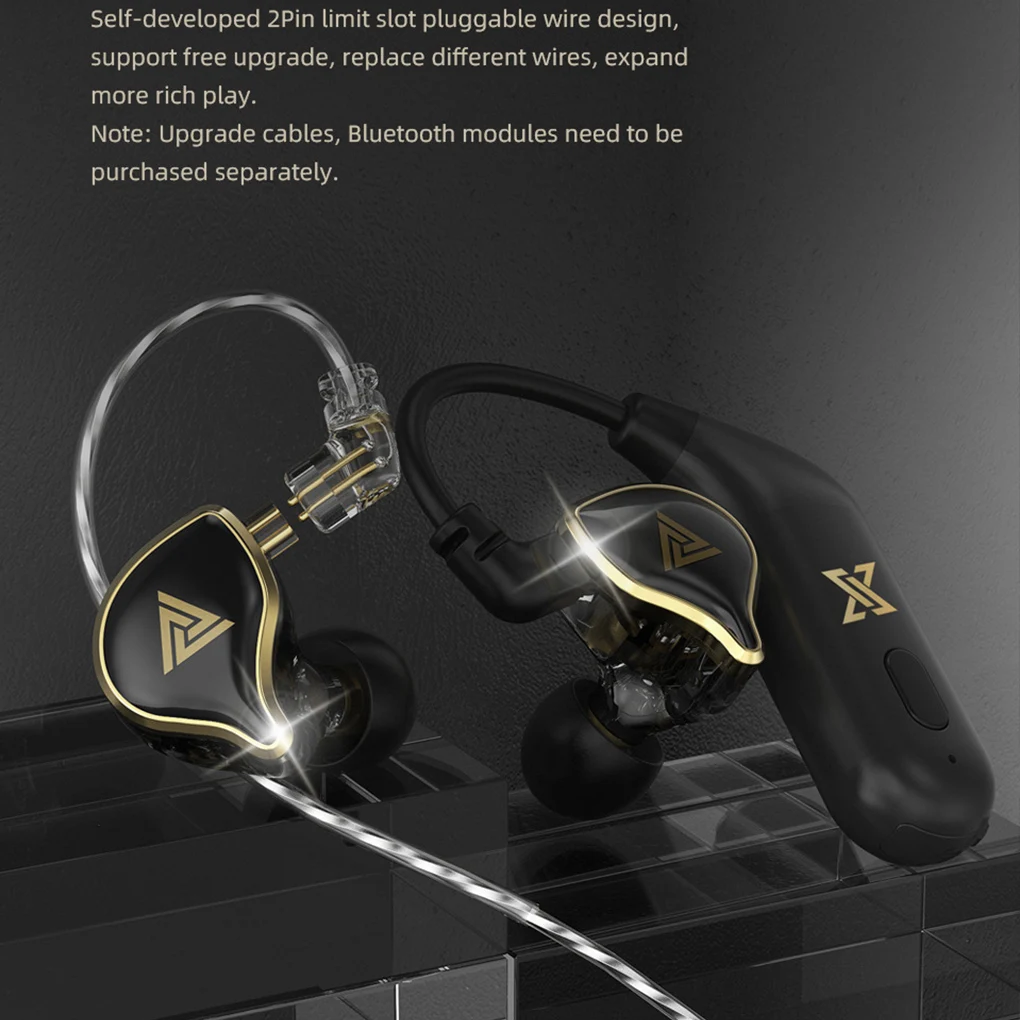 QKZ ZXD auriculares intrauditivos con cable, auriculares para dormir, transmisión en vivo