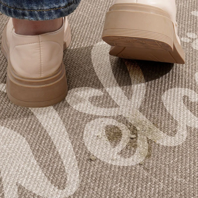Sisal Entryway Doormat Non-Slip Water-Absorbent Low-Profile Floor Mat for Entrance Easy To Clean Durable Non-Slip Entryway Rug