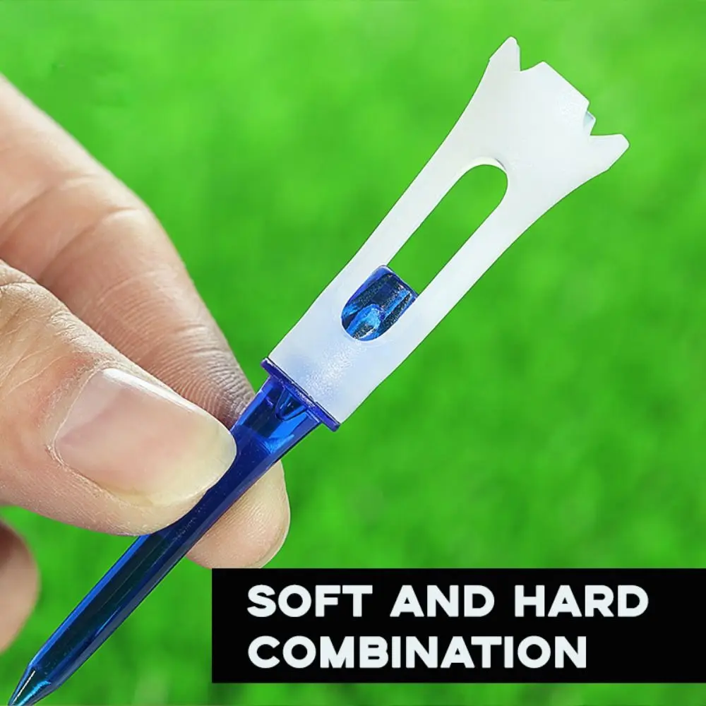 

10Pcs/Lot Ball Holder Golf Tees Low Resistance 83MM Golf Clubs Tee Durable Rubber Cushion Golf Training Tools Outdoor Sports