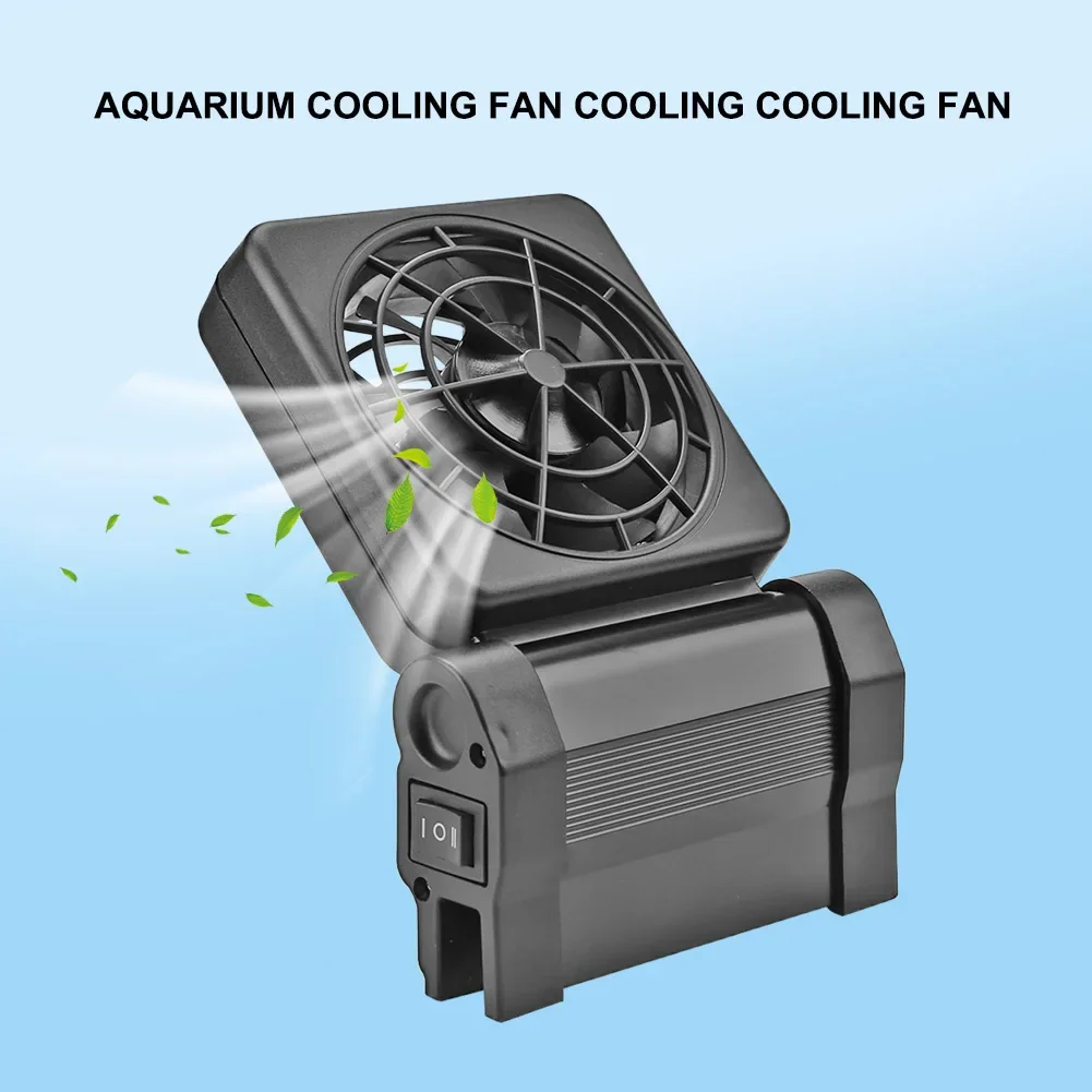 1/2/3/4 Fans Aquarium Cooler Adjustable Wind Cooling Fan Water Chiller Cold Wind Maker for Fish Tank Temperature Controller