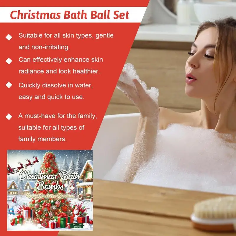 Bath Bombs For Kids Girls Snowflake Shape Bath Bombs Set 3 Pieces Christmas Soap Gentle Christmas Bath Bombs Christmas Bath Toys