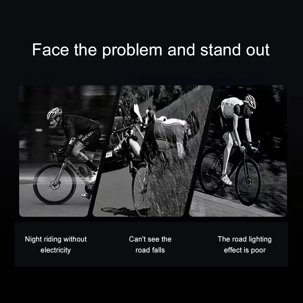 

500 Lumen Bike Light Front Rechargeable Front Bike Light Waterproof Bike Light 4 Lighting Modes for Night Riding