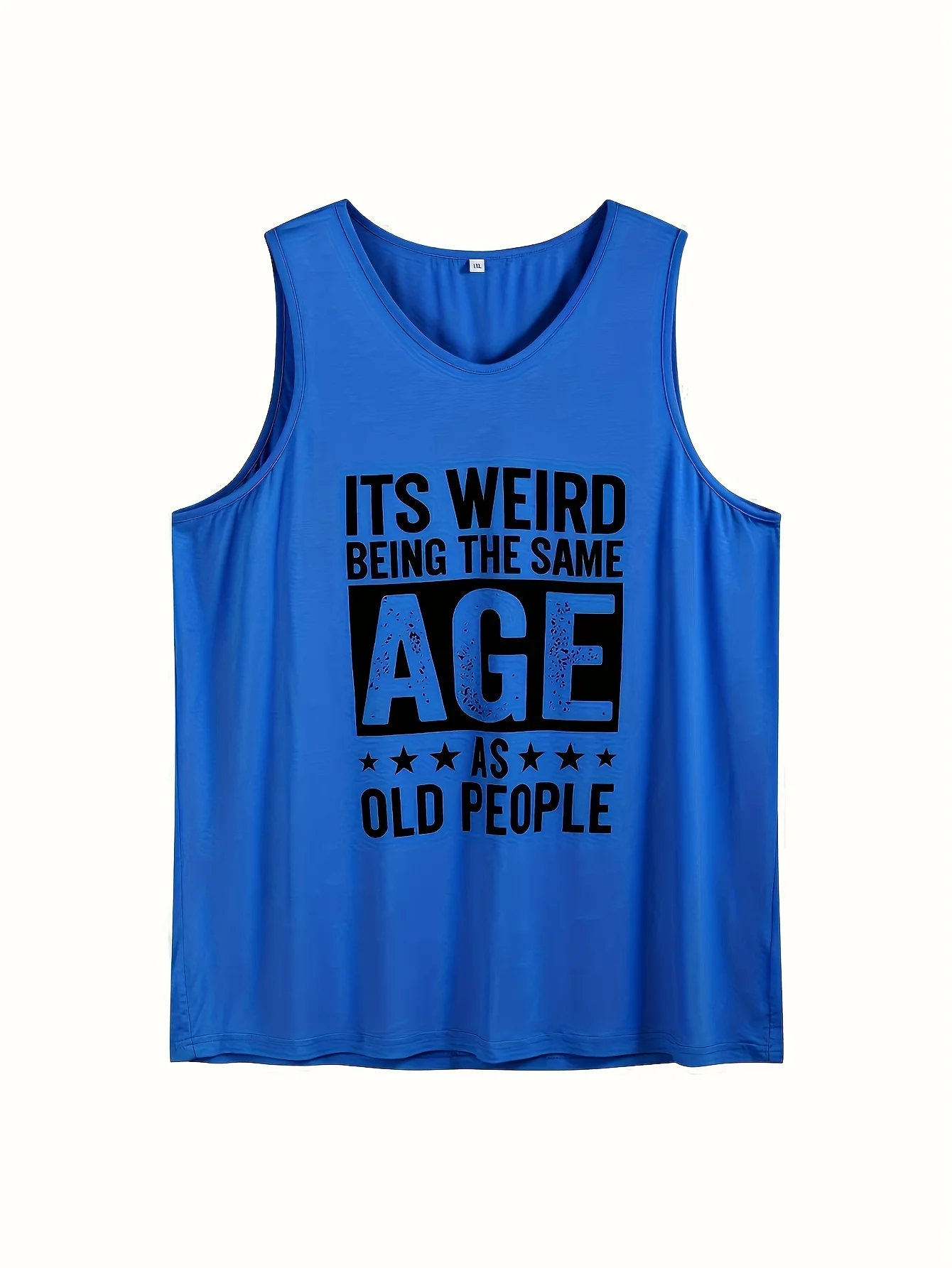 Colete feminino oversized tecido cor sólida verão carta impressa