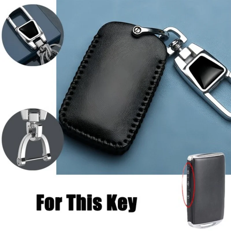 A+ Leather Car Key … - image