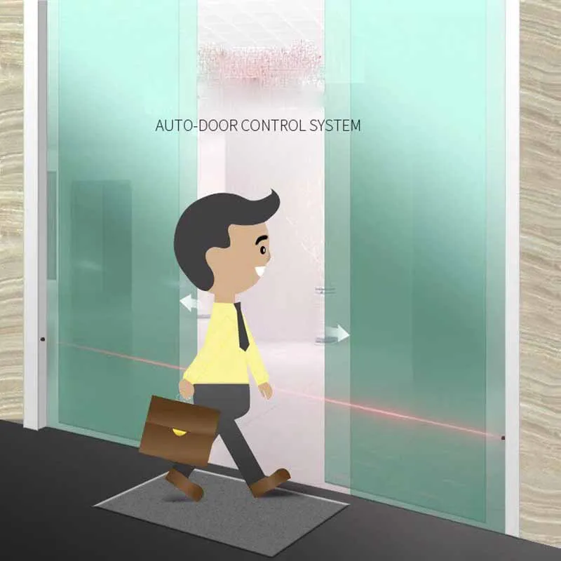 10M Photo Beam Sensor Outdoor Infrared Beam Sensor for Automatic Sliding Door with Swing Door