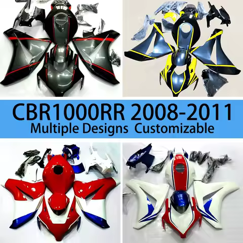 For HONDA CBR1000RR 2008 2009 2010 2011 Rebuilding Fairing Kit CBR 1000RR 08-11 Motorcycle Plastic Cover Fairings Body Set