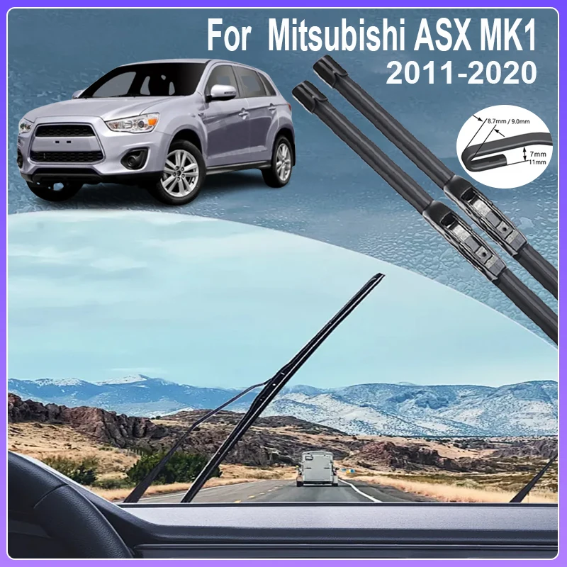 

Car Windscreen Wipers For Mitsubishi ASX RVR Outlander Sport MK1 Accessories 2011~2020 Auto Window Windshield Rain Brushes Parts