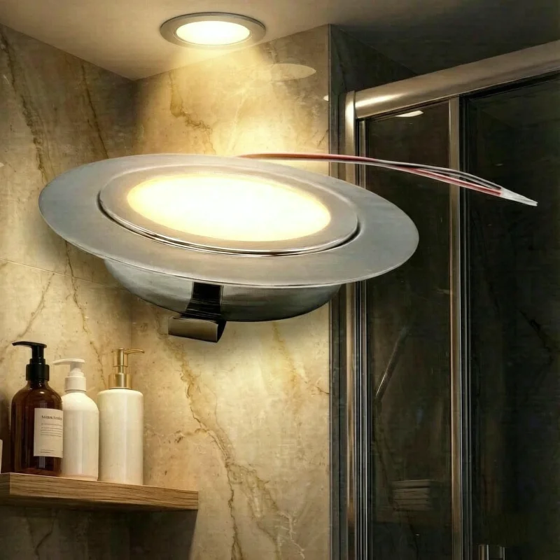 3W LED Downlight 12V 5W Slim 14mm Recessed Spot Light for Kitchen Dining Low Voltage Embedded Ceiling Spot Lamp