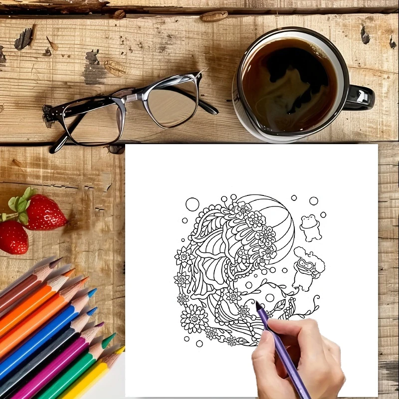 28 صفحة كتاب تلوين شركاء للبالغين |   كتاب التلوين، لوازم الرسم لعيد الميلاد وعيد الشكر