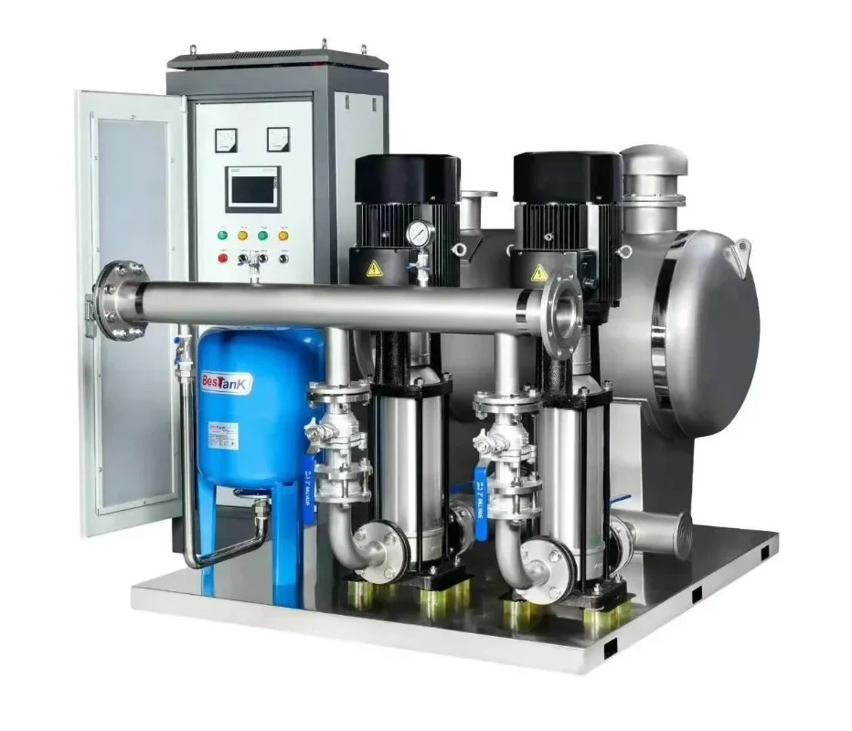 Variable Frequency High Pressure Pump Water Supply Equipment Intelligent Water Pump Booster System Smart Booster Pump Set