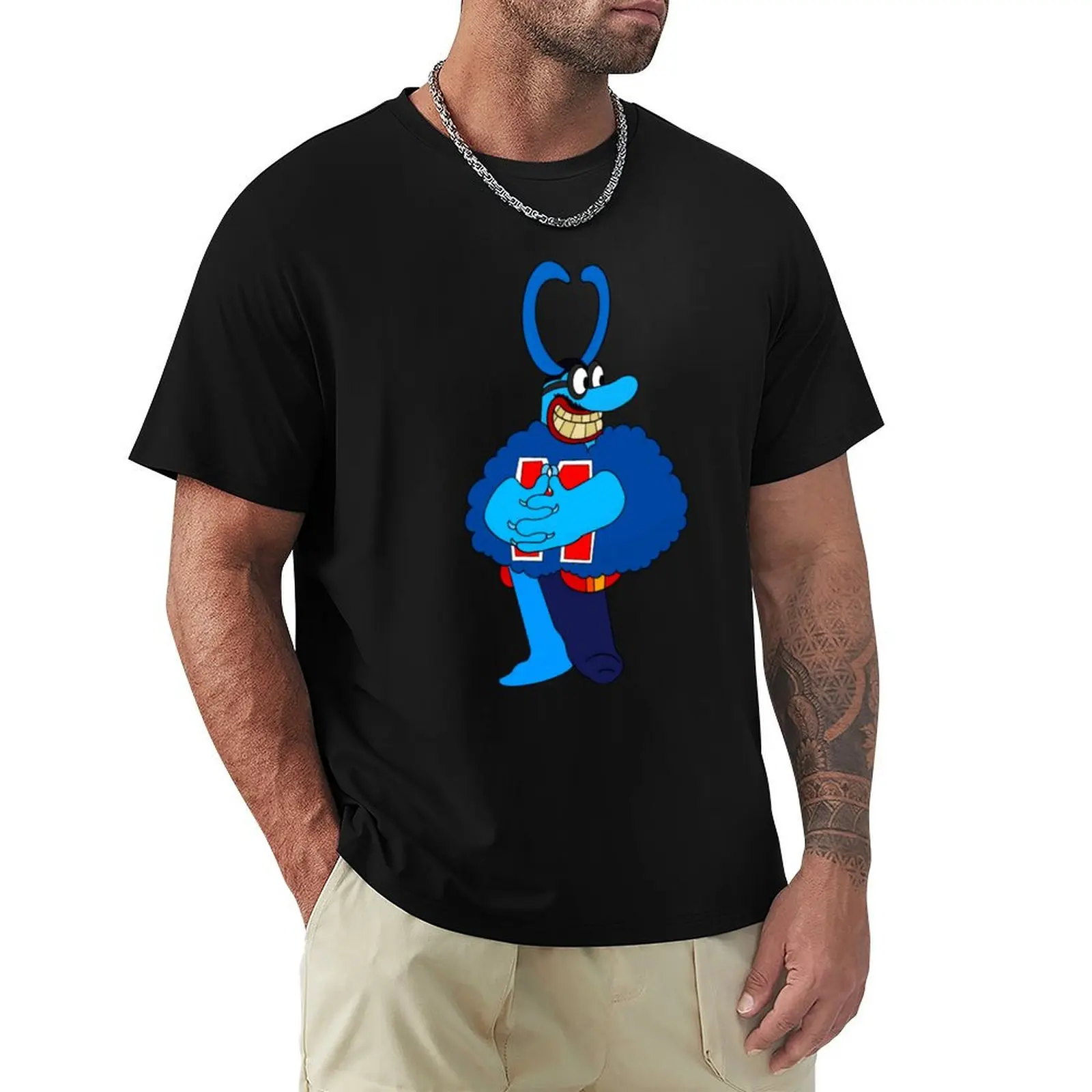 Blue Meani T-Shirt t shirt man designer T-Shirt