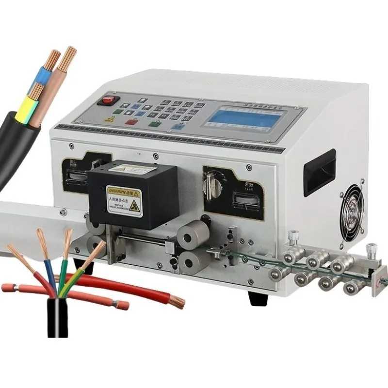

Оборудование для производства кабелей: Автоматический станок для зачистки и резки проводов высокой точности для обработки жгутов проводов