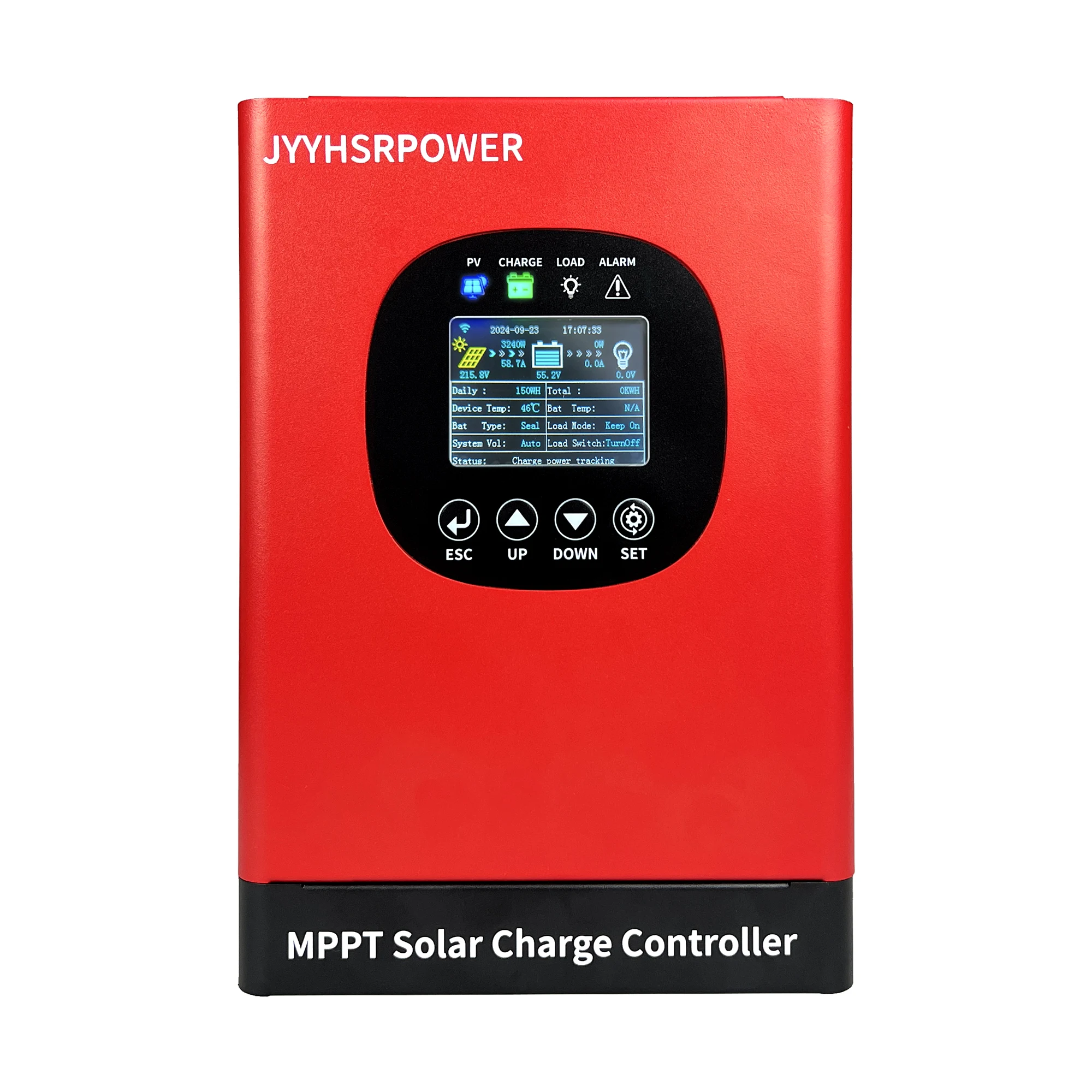 

60A 480VDC 11520W 24V-192V MPPT Solar Charge Controller Solar Panel Battery Charger Regulator With Built In WIFI Monitor