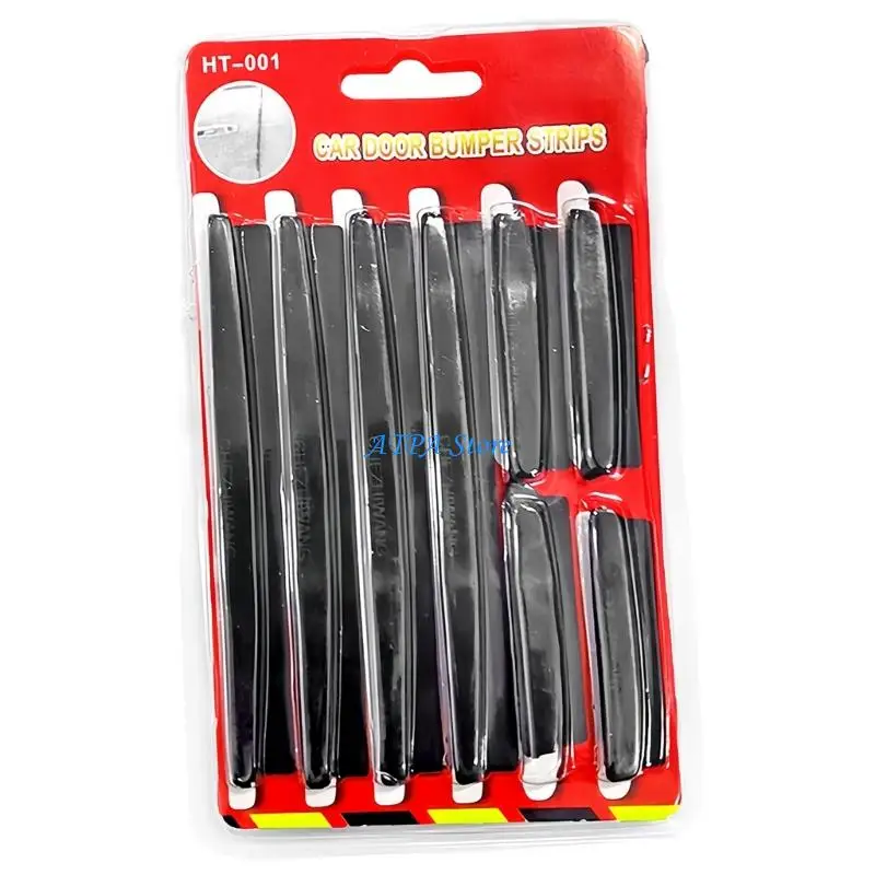 U13C Pack Of 8 Auto Door Protectors PVC Anti Scratch Guards Car Door Rubber Molding Simple Installation for Cars & SUVs