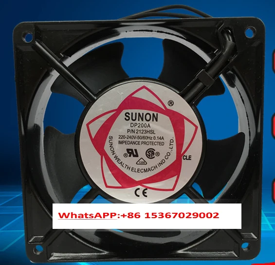 

Вентилятор охлаждения SUNON Jianzhun 12038 220 В DP200A P/N2123XBL Ball 120*120*38 мм