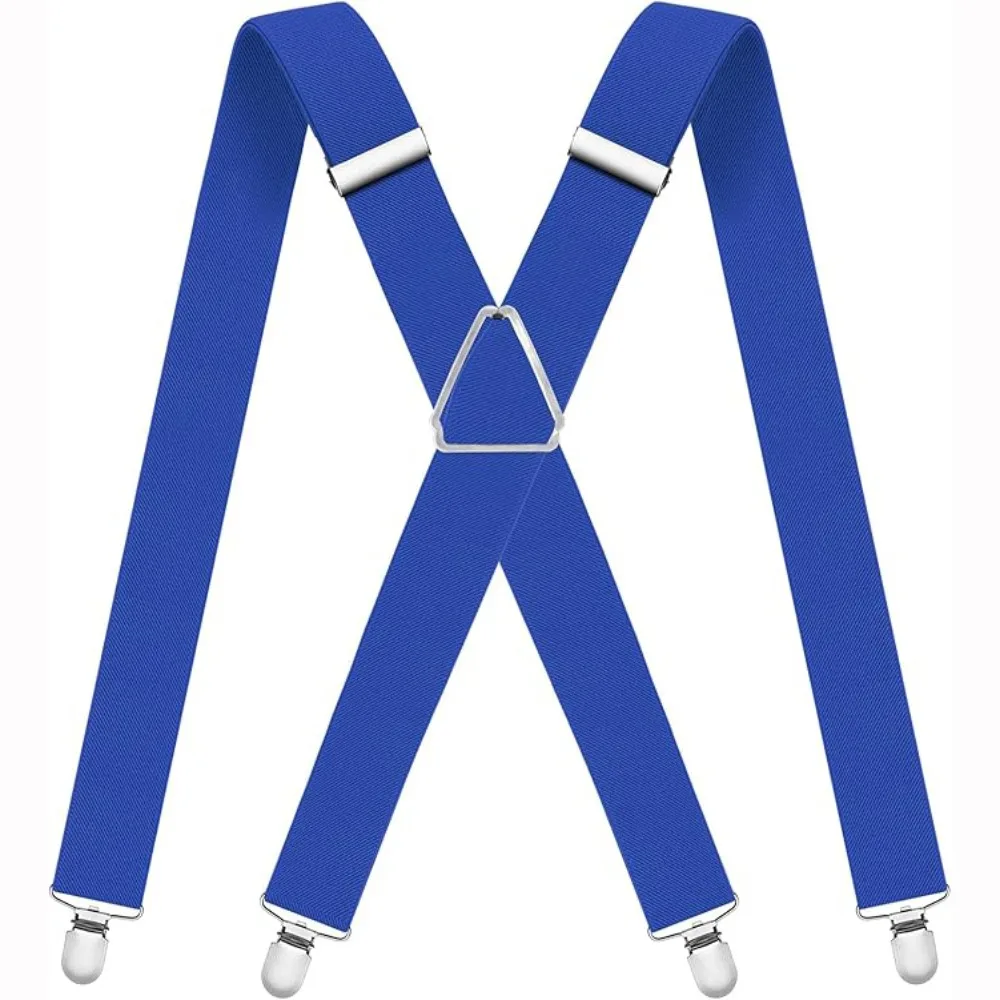 Men's Adjustable Elastic Clip-On Suspenders