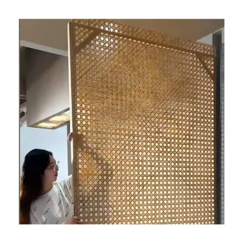 Trend Product High Quality Cheapest Price 100% Natural Mesh Rattan Bamboo Weaving Board Bamboo Resin Board