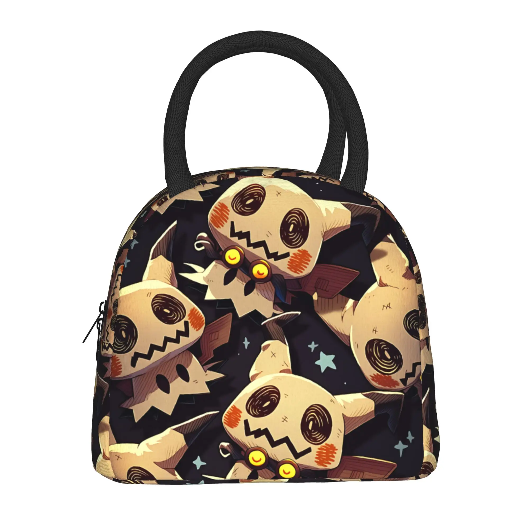 Pokemon Mimikyu Spotted Worn Collage Handbag Insulated Lunch Bag Insulation Bento Pack Rice Bag  bolsa Student Bento Insulation