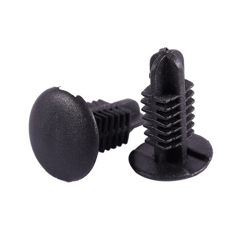 32Pcs Plastic Rivets Clip 4Mm X 5Mm X 15Mm Black