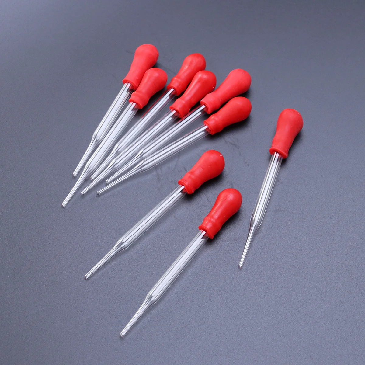 

10Pcs Droppers Silicone Glass Durable Portable for Home School Experiment Pipette Dropper 12cm Eye Dropper Droppers