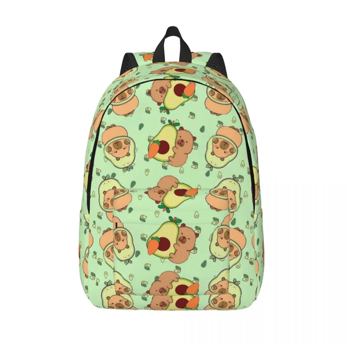 

Lovely Avocado Capybara Backpack for Men Women Teenage High School Business Daypack College Shoulder Bag Outdoor