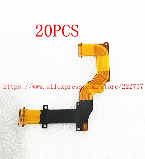 20PCS New Shaft Rotating LCD Flex Cable For Canon Powershot SX730 HS SX740 HS Digital Camera Repair Part