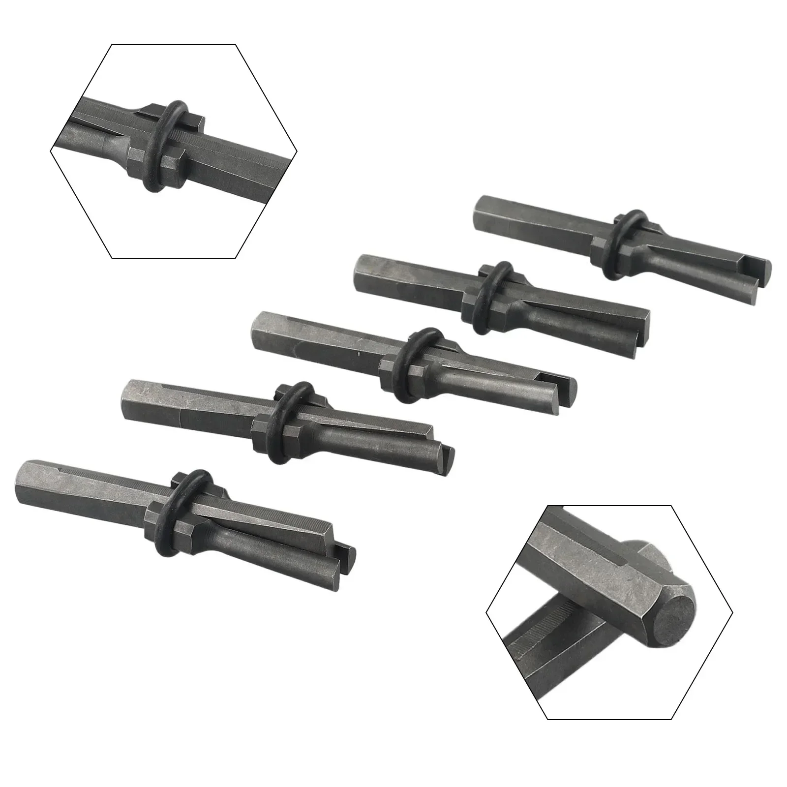 High Qulity Stone Splitter Chisel Accessories High-quality Steel Toughness 105mm Length 5/8 Inch(16 Mm) Diameter 5pcs