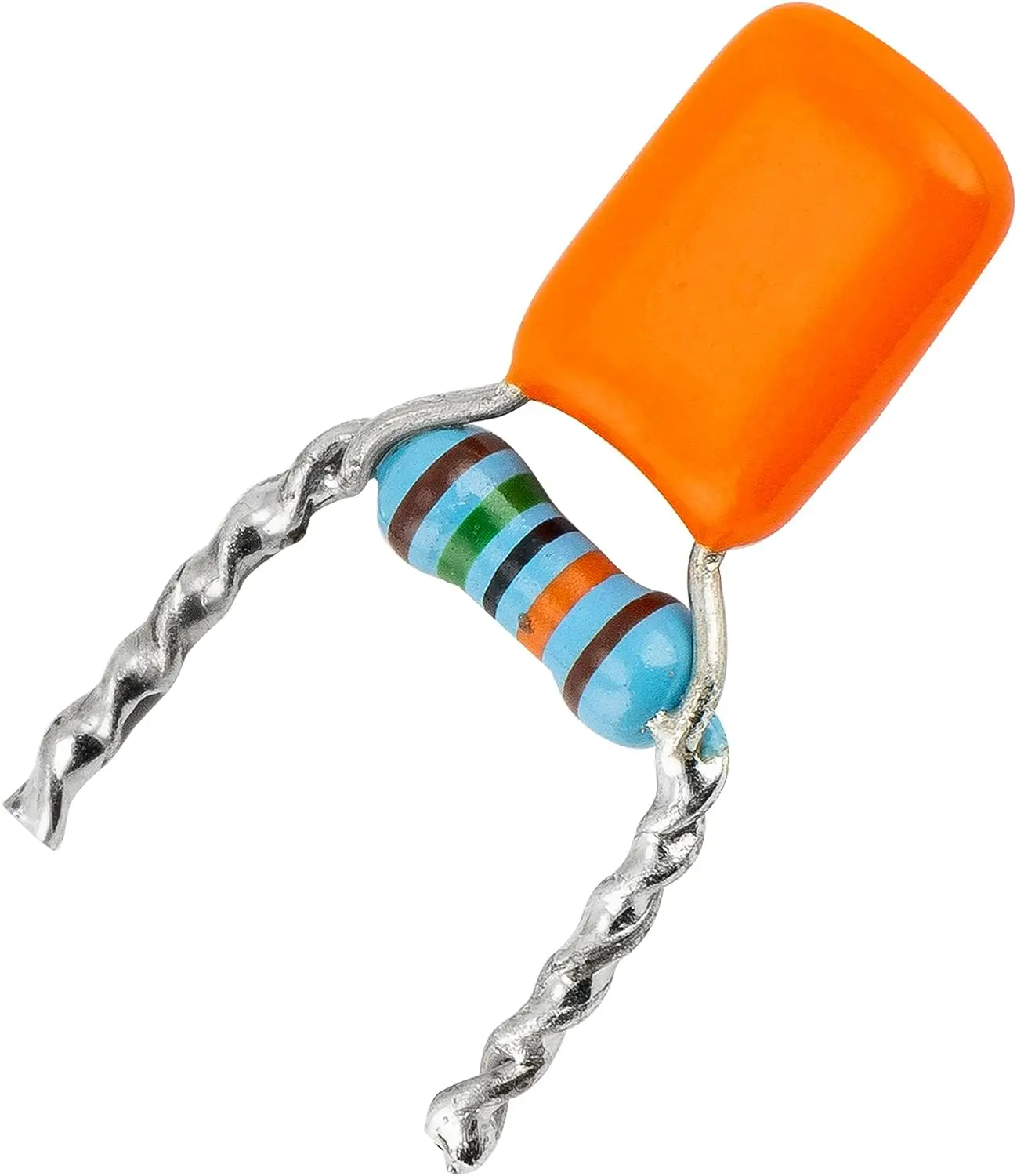 Treble Bleed Mod Polypropylene Film/Foil Precision Capacitor and Precision Resistor for Electric Guitar .001uF+150K