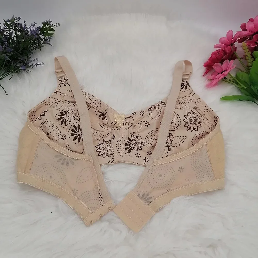 Sujetador sencillo para mujer de talla grande 100-125 D E F Cup sujetador para mujer push up sin aros lencería sexy cobertura completa sujetadores