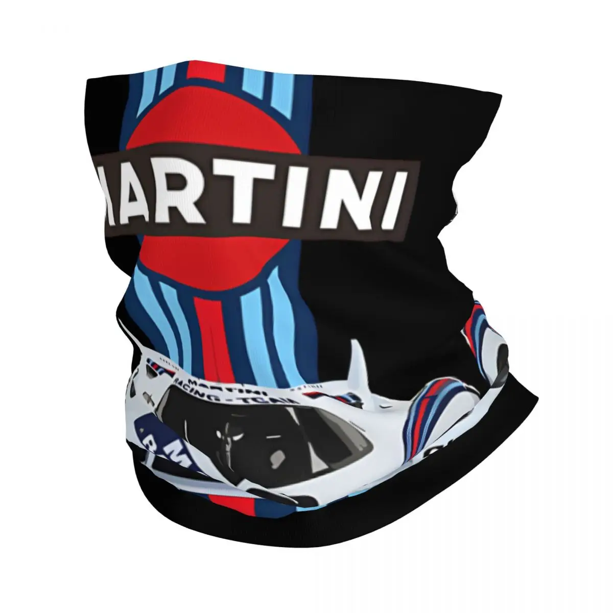 Epic Martini Racing Bandana para cuello, polaina estampada para Motocross, bufanda envolvente, tocado multifuncional, ciclismo, Unisex, Adulto, transpirable