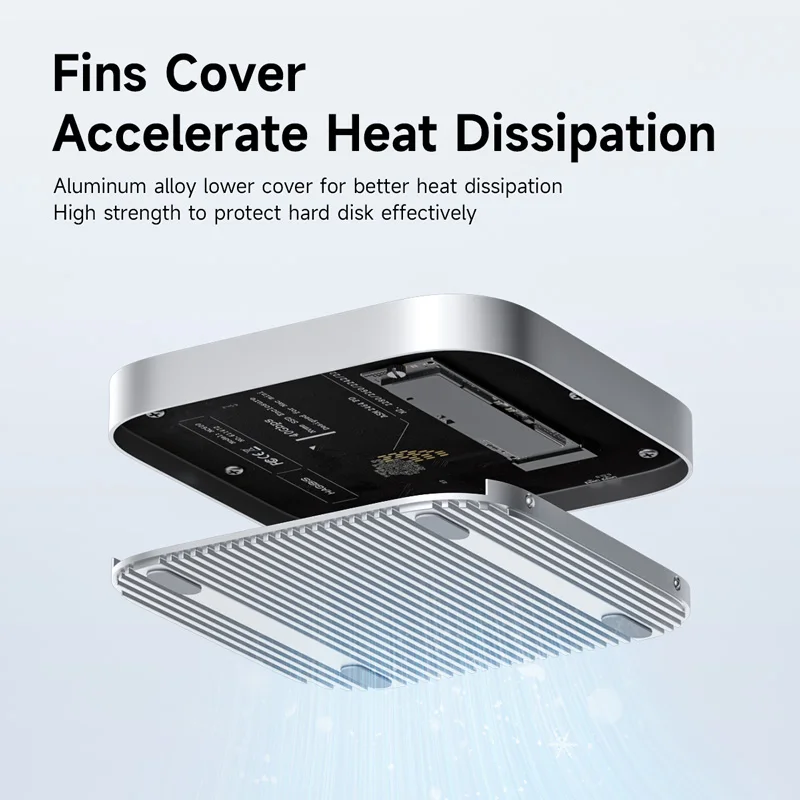 Hagibis USB4 Hard Drive Enclosure 40Gbps M.2 NVMe SSD Case for Mac mini M4/M4 Pro Compatible with Thunderbolt 5/4 External SSD - Image 6